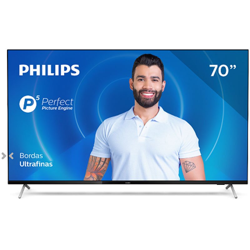 Smart Tv Philips 70" Uhd 4k 70pug7625/78