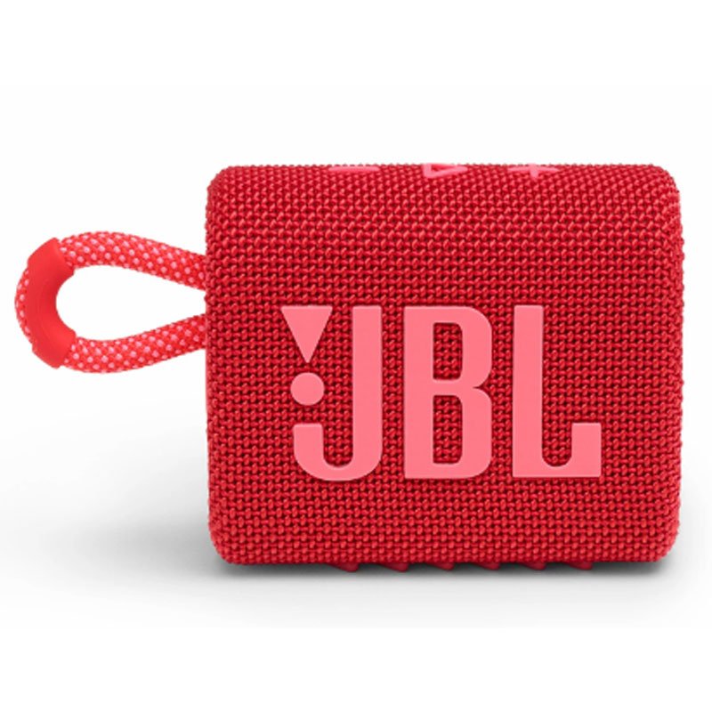 Caixa De Som Jbl Go 3 Com Bluetooth E à Prova D'água Vermelho