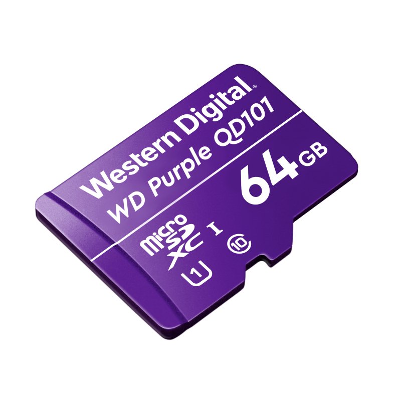 Cartão De Memória Intelbras Micro Sd 64gb/32tbw Wd Purple 4600163