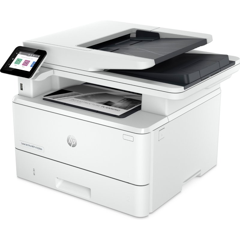 Impressora Multifuncional Hp Laserjet Pro 4103fdw 2z629a 127v Branco