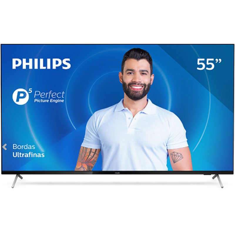 Smart Tv Philips 55" Uhd 4k 55pug7625/78