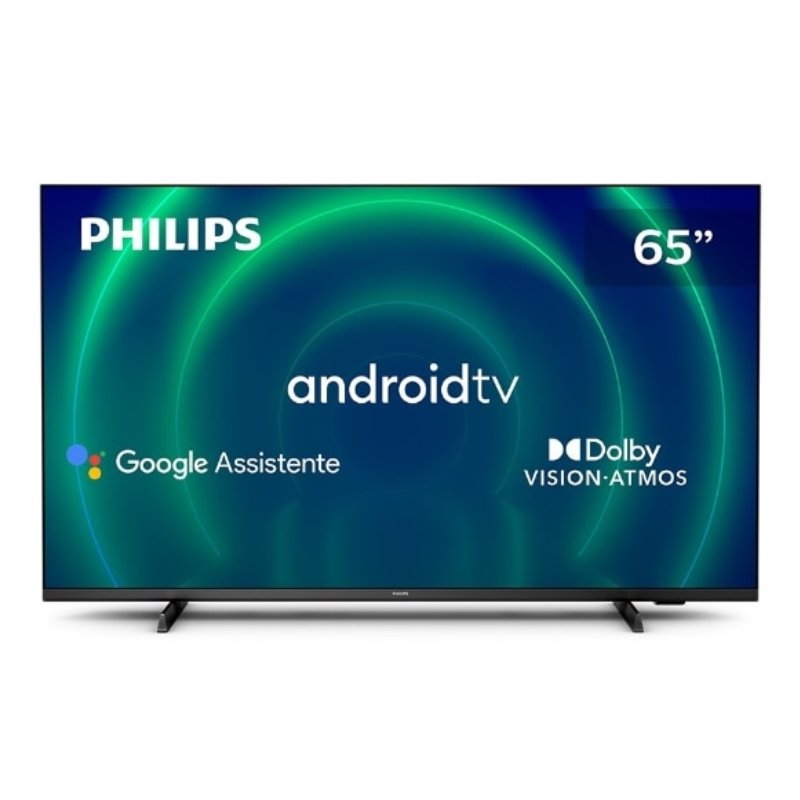 Smart Tv Philips 65" 4k Uhd Led Android Tv 65pug7406/78