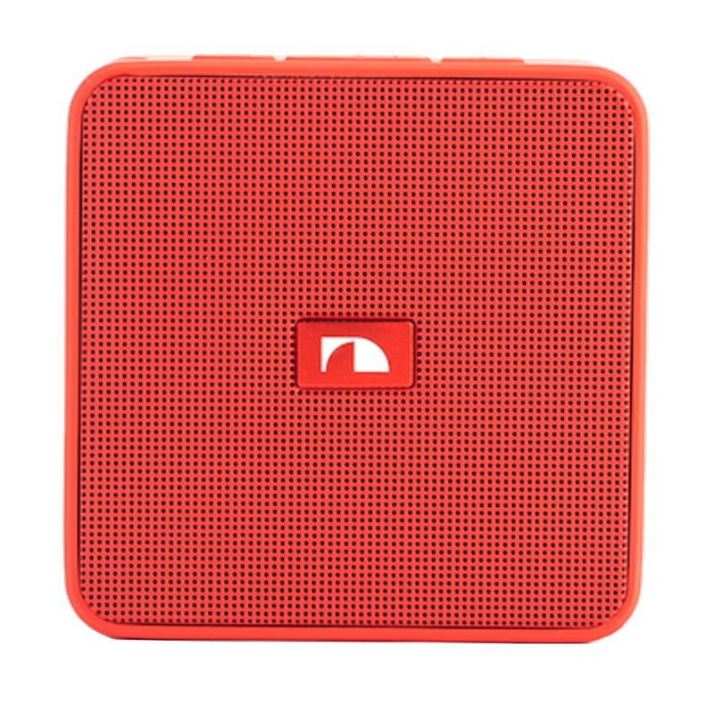 Caixa De Som Portátil Nakamichi Cubebox Bluetooth Ipx7 5w Vermelho