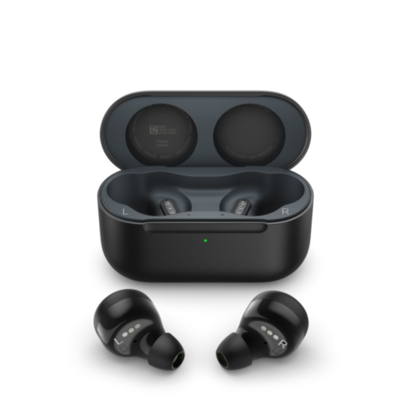 Fone De Ouvido Bluetooth Amazon Echo Buds 2ª Geração Compatível Com Estojo Wireless Preto