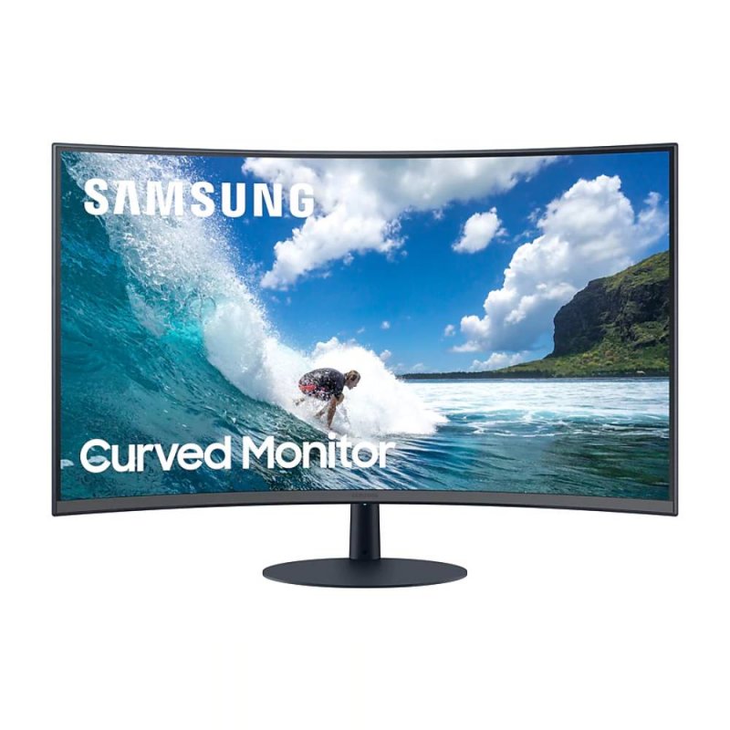 Monitor Curvo Samsung 32" Fhd Série Hdmi, Display Port, Vga, Freesync, Ct550 75hz 4ms