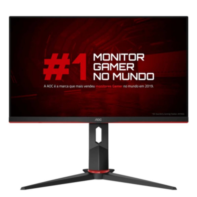 Monitor Gamer Aoc Hero 24" Fhd Amd Freesync Premium, Vga, Hdmi, Display Port, 24g2/bk 144hz 1ms