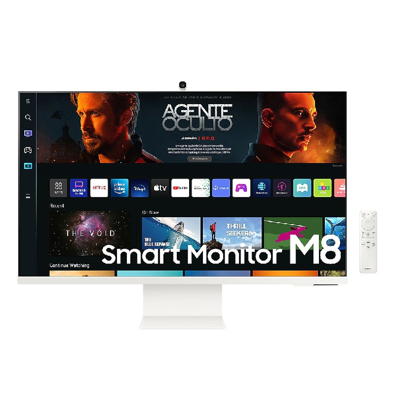 Smart Monitor Samsung M8 32" Ls32bm801ulxzd 60hz 4ms Branco