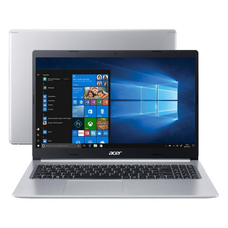 Notebook Acer Aspire 5 A515-54-579s Intel Core I5 256 Gb Prata 15.6 "