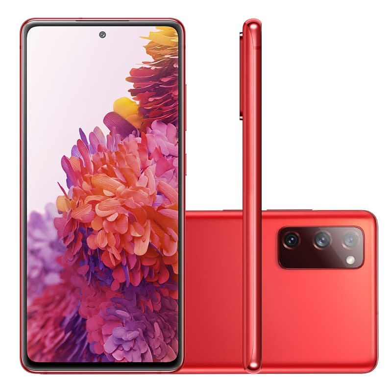 Smartphone Samsung Galaxy S20 Fe Cloud Red 128 Gb 6.5" 6 Gb Ram Câm. Tripla 12 Mp Selfie 32 Mp