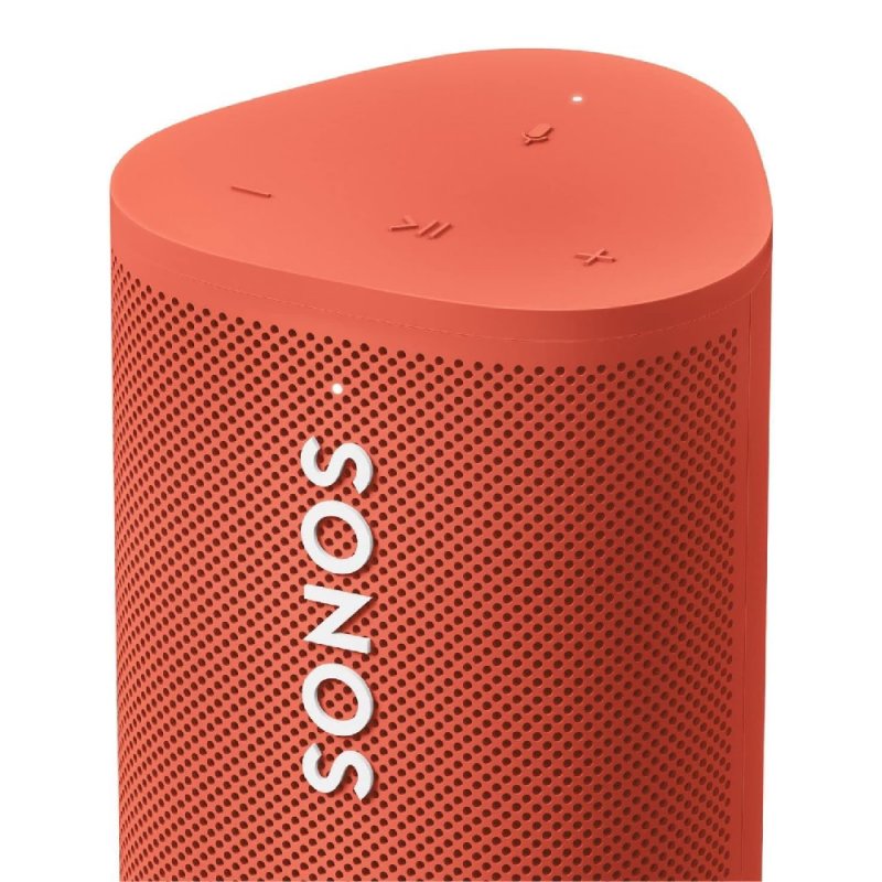 Caixa De Som Portatil Sonos Roam Roam1us1sred Bluetooth Wi-fi Vermelho