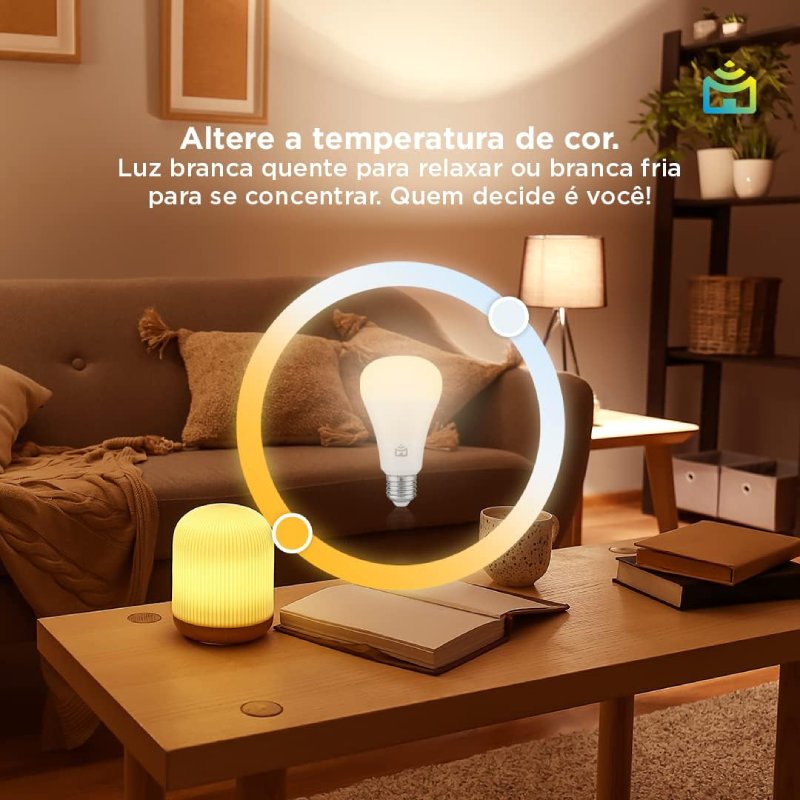 Lâmpada Led Inteligente Positivo Home Smart Wifi 10w