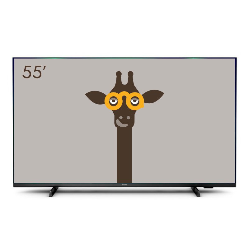 Smart Tv Philips 55" 4k Uhd Led 55pug7406/78 Dolby Vision E Dolby Atmos Tecnologia Inteligente Android
