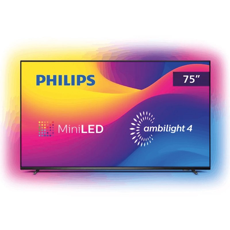 Smart Tv Philips 75" Ambilight Mini Led 4k Uhd Android Tv 75pml9507/78