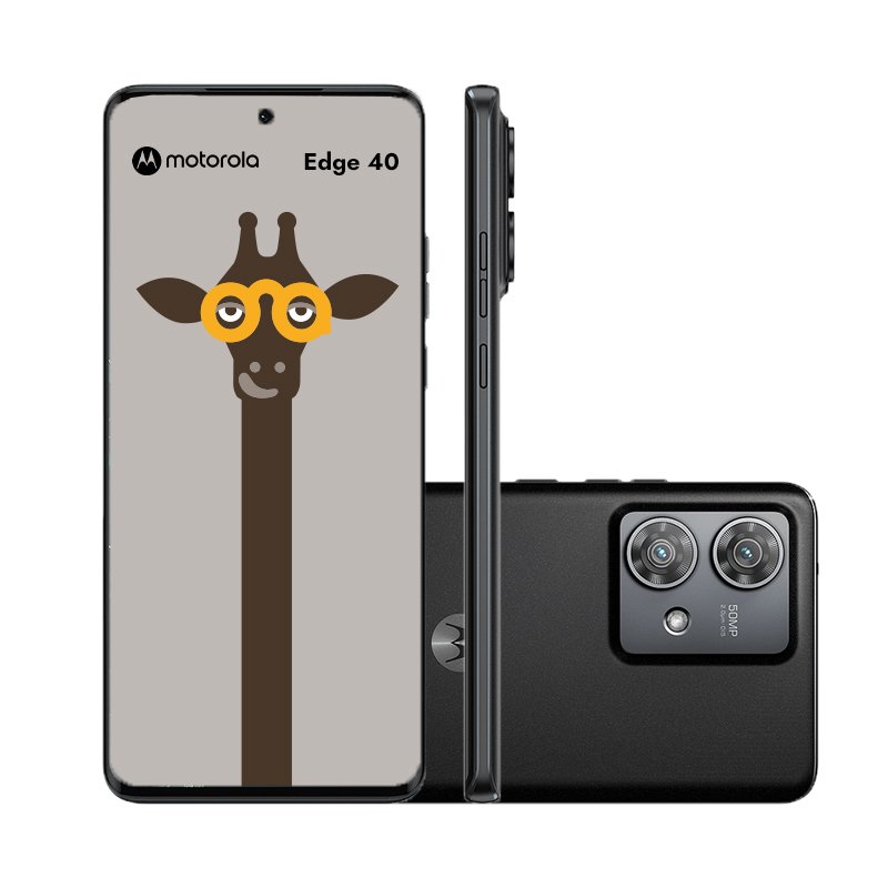 Smartphone Motorola Edge Neo 40 5g 256gb 6.55'' Black Beauty 2 Cameras Traseiras
