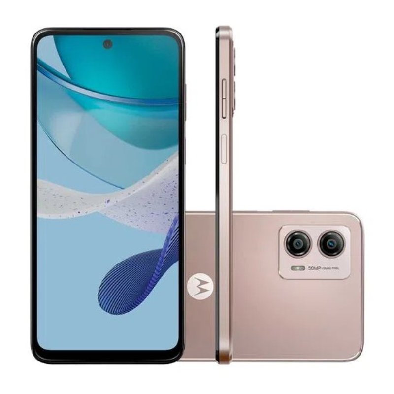 Smartphone Motorola G53 128gb 5g Tela 6.5'' Dual Chip 4gb Ram Câmera 50mp Selfie 8mp Rosé