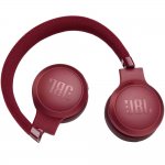 Headphone JBL Live 400BT Bluetooth sem fio até 24 horas de bateria Vermelho