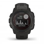 Relógio Garmin Instinct Solar Com Monitor Cardíaco de Pulso e GPS Grafite