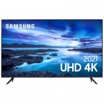 Smart TV 55 UHD 4K Samsung UN55AU7700GXZD Preto