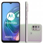 Smartphone Motorola moto g10 Branco Floral 64 GB 6.5 4 GB RAM Câm. Quádrupla 48 MP Selfie 8 MP