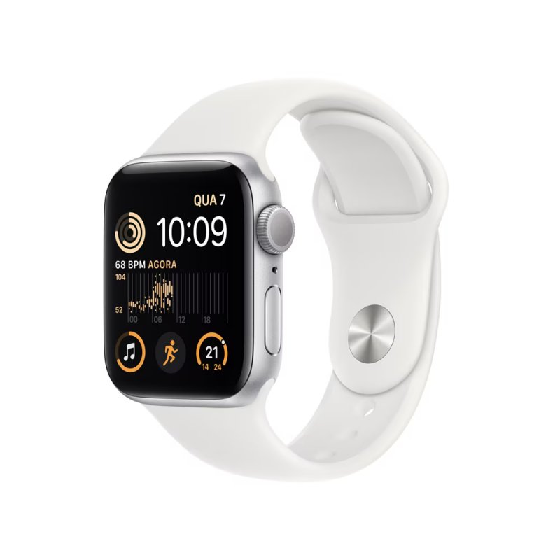 Apple Watch SE 1,7 Branco GPS+Cellular MNQ23BZ/A