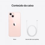 Smartphone Apple iPhone 13 512GB 5G Tela 6.1 Rosa