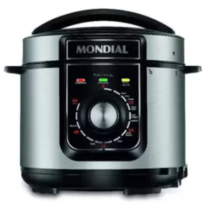 Panela de Pressão Elétrica Mondial Pratic Cook Preta 5L PE-48-5L-I 127