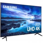 Smart TV Samsung 65 UHD 4K 65AU7700 Processador Crystal 4K Tela sem limites Visual Livre de Cabos Alexa built in Controle Único