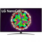 Smart TV LG 55 55NANO81S 4K IPS NanoCell WiFi BT HDR Inteligência Artificial ThinQAI Alexa Preta
