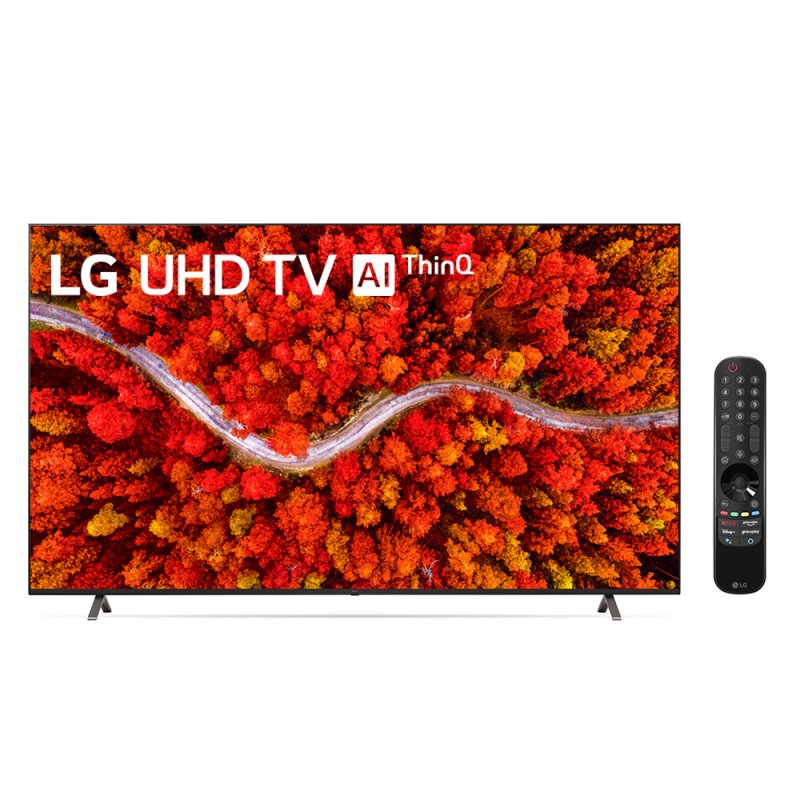 Smart TV LG 75 4K UHD 75UP8050 WiFi Bluetooth HDR Inteligência Artificial ThinQ Smart Magic Google Alexa