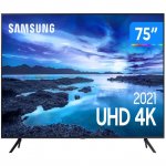 Smart TV Samsung 75 UHD 4K 75AU7700 e Smart TV Samsung 32 QLED 4K 32LS03T