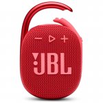 Caixa de Som Portátil Bluetooth JBL CLIP 4 Vermelho A Prova D'agua