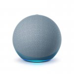 Echo Amazon Smart Speaker Alexa 4ª Geração com som Premium Hub em Português Azul