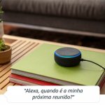 Echo Dot Amazon Smart Speaker Preto Alexa 3ª Geração em Português