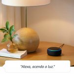 Echo Dot Amazon Smart Speaker Preto Alexa 3ª Geração em Português
