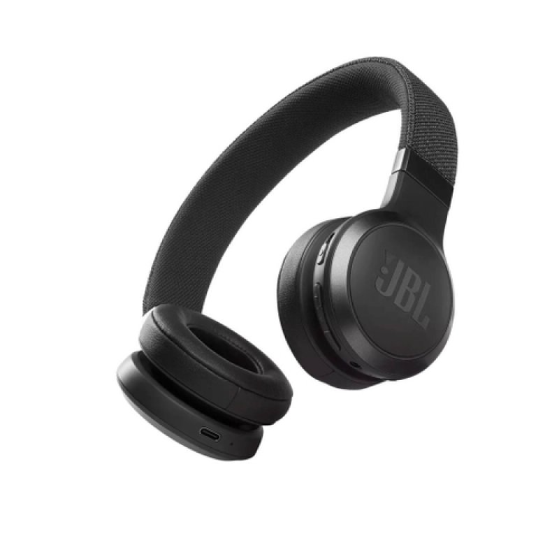 Fones de ouvido JBL Live 460NC On-Ear sem fios Preto com cancelamento de ruídos