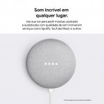 Smart Speaker Nest Mini Carvão 2ª Geração com Google Assistente