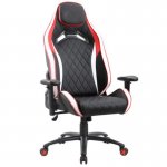 Cadeira Gamer Premium 1020 Pctop Vermelho/Branco/Preto
