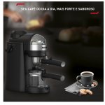Cafeteira Arno Mini Espresso Compacta CMME 800W 500ml Inox 127v