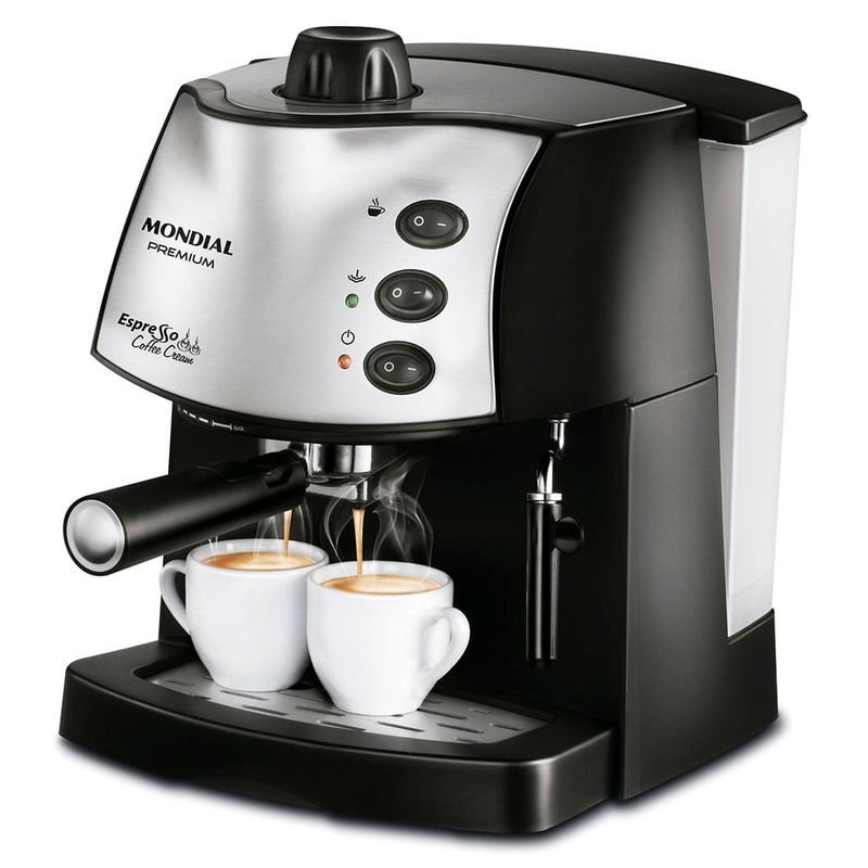 Máquina de Café Espresso Coffee Cream Mondial C-08 Preta - 127V
