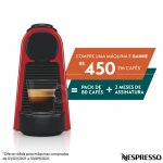 Máquina de Café Nespresso Essenza Mini vermelha 127V