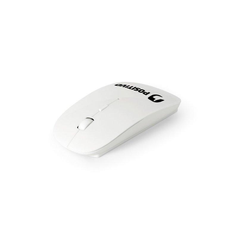 Mouse Wireless 2.4G Branco Positivo