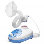Inalador / Nebulizador Ultrassônico NS Respiramax Bivolt Azul e Branco