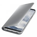 Capa Protetora Samsung Clear View Standing Cover para Galaxy S8 - Prata