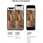 Apple iPhone 12 Preto 64 GB 6.1 4 GB RAM Câm. Dupla 12 MP Selfie 12 MP