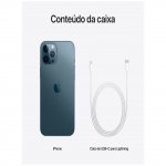 Apple iPhone 12 Pro Max Azul Pacífico 128 GB 6.7 6 GB RAM Câm. Tripla 12 MP Selfie 12 MP
