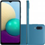 Smartphone Samsung Galaxy A02 Azul 32 GB 6.5 2 GB RAM Câm. Dupla 13 MP Selfie 5 MP