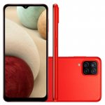 Smartphone Samsung Galaxy A12 Vermelho 64 GB 6.5 4 GB RAM Câm. Quádrupla 48 MP Selfie 8 MP