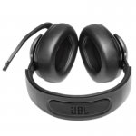 Headset USB JBL Quantum 400 over-ear para jogos de PC com chat balance entre o áudio do jogo e bate-papo Preto