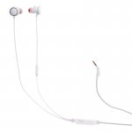 Headset JBL Quantum 50 intra auricular com fios para jogos botão deslizante de volume e silenciamento de microfone Branco