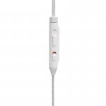 Headset JBL Quantum 50 intra auricular com fios para jogos botão deslizante de volume e silenciamento de microfone Branco